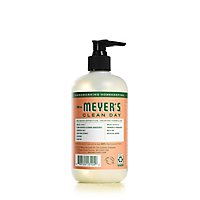 Mrs. Meyers Clean Day Liquid Hand Soap Geranium Scent 12.5 ounce bottle - Image 3