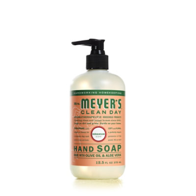 Mrs. Meyer’s Clean Day Geranium Hand Soap - 12.5 Fl. Oz. - Image 2