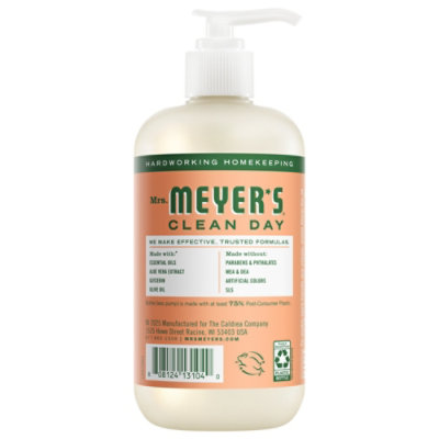 Mrs. Meyer’s Clean Day Geranium Hand Soap - 12.5 Fl. Oz. - Image 3