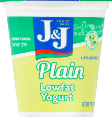 J&J Yogurt Lowfat Plain - 8 Oz - Image 2