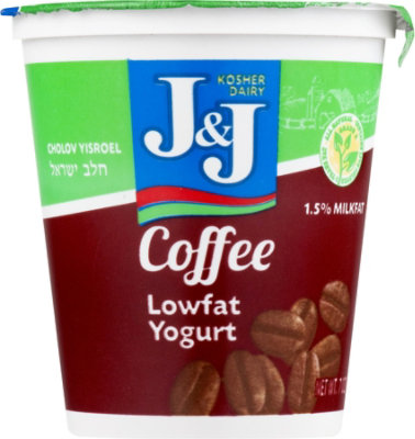 J&J Yogurt Kosher Coffee Flavored - 8 Oz - Image 1