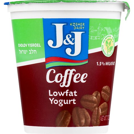 J&J Yogurt Kosher Coffee Flavored - 8 Oz