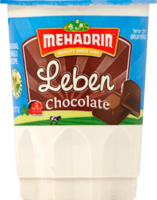 Mehadrin Leben Yogurt Chocolate - 6 Oz - Image 1