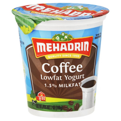 Mehadrin Natural Yogurt Coffee - 8 Oz - pavilions