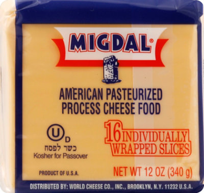 Migdal Cheese American Sliced - 12 Oz - Image 2