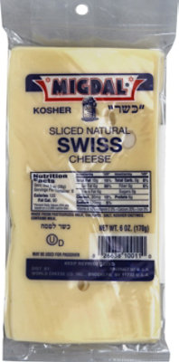 Migdal Cheese Swiss Sliced - 6 Oz - Image 2