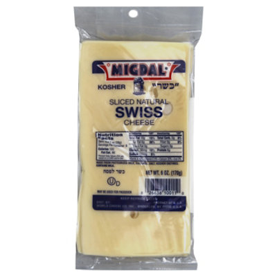 Migdal Cheese Swiss Sliced - 6 Oz - Image 1