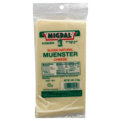 Migdal Cheese Muenster Sliced - 6 Oz - Image 1