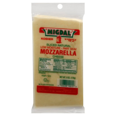 Migdal Cheese Mozzarella Sliced - 6 Oz - Image 1