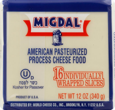 Migdal Cheese American White - 12 Oz - Image 2