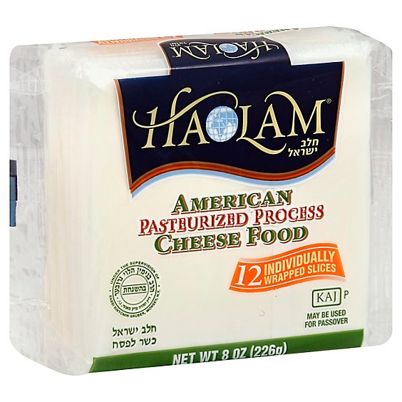 Haolam Cheese Food Pasteurized Process American - 8 Oz