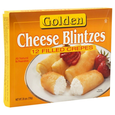 Golden Blintzes Sweet Cheese 12 Count - 26 Oz - Image 1