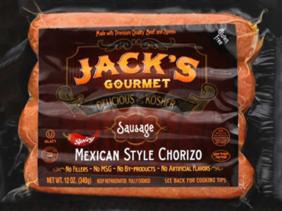 Jacks Mexican Spicy Chorizo - 12 Oz - Image 2