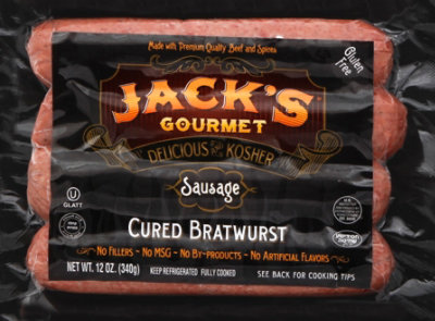 Jacks Cured Bratwurst - 12 Oz - Image 2