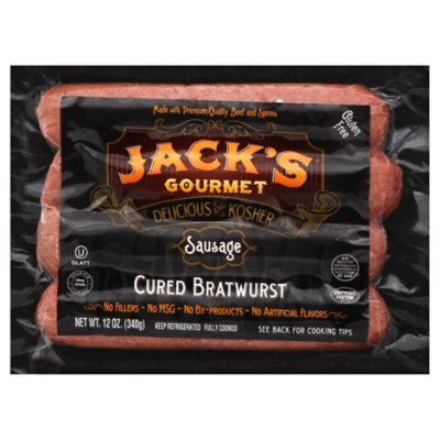 Jacks Cured Bratwurst - 12 Oz - Image 1