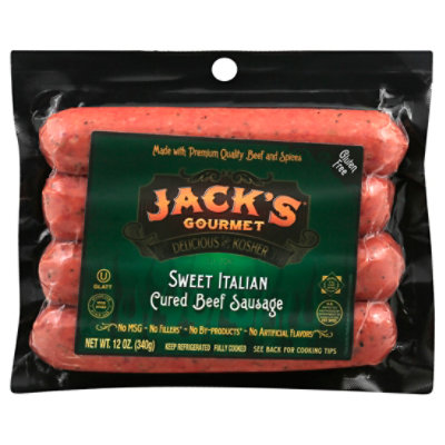 Jacks Italian Sweet Sausage - 12 Oz - Image 1