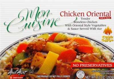 Mon Cuisine Oriental Chicken - 10 Oz - Image 2