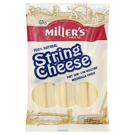 Miller String Cheese - 18 Oz