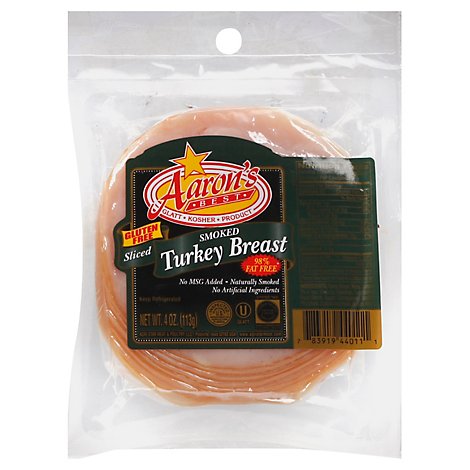 Aarons Best Rubashkin Turkey Breast Smoked - 4 Oz