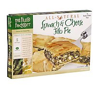 Fillo Factory Entree Spinach Cheese Pie - 24 Oz