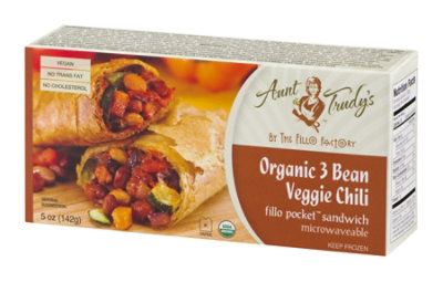 Aunt Trudy Pockets 3 Bean Veggie Chili - 5 Oz - Image 4