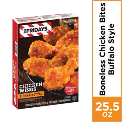 TGI Fridays Frozen Appetizers Buffalo Style Chicken Wings - 25.5 Oz - Image 2