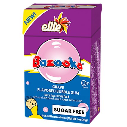 Bazooka Bubble Gum Grape - .9 Oz - Image 1