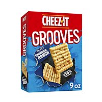 Cheez-It Grooves Cheese Crackers Crunchy Snack Zesty Cheddar Ranch - 9 Oz - Image 2