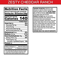 Cheez-It Grooves Cheese Crackers Crunchy Snack Zesty Cheddar Ranch - 9 Oz - Image 4