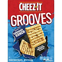 Cheez-It Grooves Cheese Crackers Crunchy Snack Zesty Cheddar Ranch - 9 Oz - Image 5