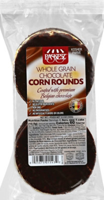 Paskesz Chocolate Covered Corn Cakes Whole Grain - 3.5 Oz - Image 2