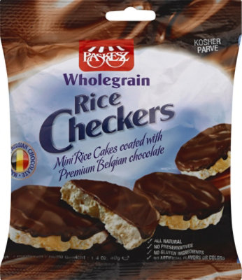 Paskesz Chocolate Covered Rice Checkers - 1.4 Oz - Image 2