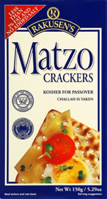 Raskusen Matzo Crackers Ff - 5.29 Oz - shaws