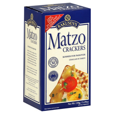 Raskusen Matzo Crackers Ff - 5.29 Oz - shaws