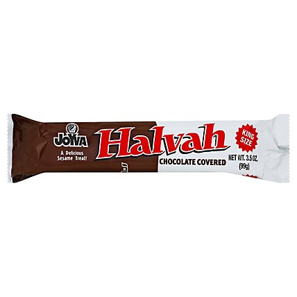 Joyva Halavah Chocolate Covered - 3.25 Oz - Image 1