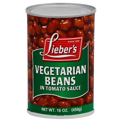 Liebers Vegetarian Beans - 16 Oz - Image 1