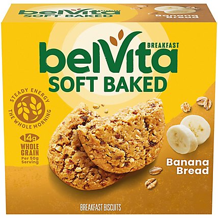 belVita Soft Baked Banana Bread Breakfast Biscuits - 5-1.76 Oz - Image 2