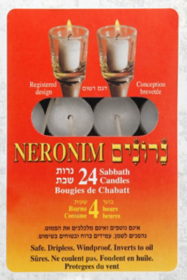 Neronim Sabbath Candles - 24 Count - Image 2