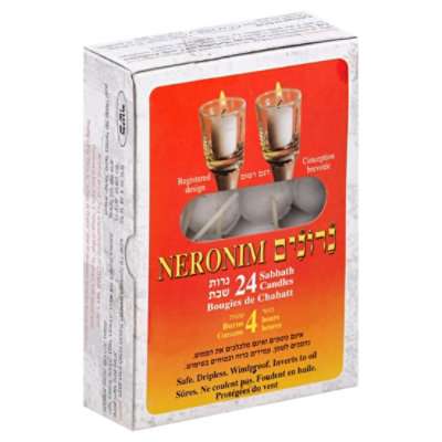 Neronim Sabbath Candles - 24 Count - Image 1