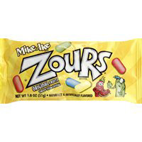 Mike And Ike Fruit Flavored Candy Zours Original 1.8 Oz vons