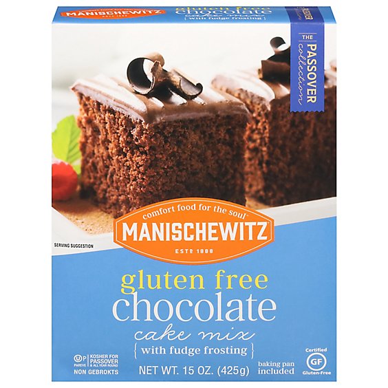 Manischewitz Cake Mix Chocolate Gluten Free - 15 Oz