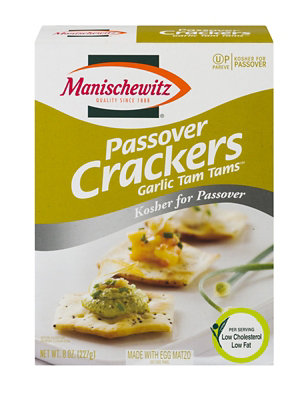 Manischewitz Tam Tam Garlic Crackers - 8 Oz