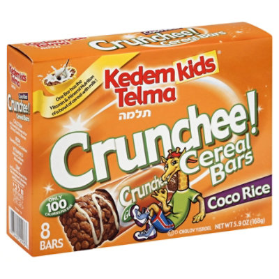 Kedem Kids Cereal Bars Coco Rice - 5.9 Oz