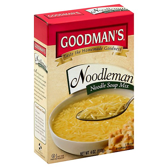 Goodmans Soup Mix Noodleman 2 Pack - 4 Oz