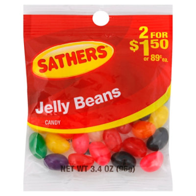 Sathers Jelly Beans Candy - 3.4 Oz