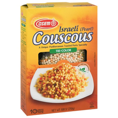 Osem Israeli Pearl Tri-Color Couscous - 8.8 Oz - Image 1