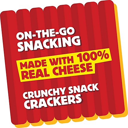 Cheez-It Grooves Cheese Crackers Crunchy Snack Sharp White Cheddar - 9 Oz - Image 3