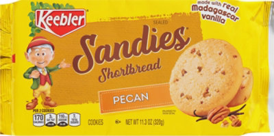 Keebler Sandies Cookies Shortbread Pecan - 11.3 Oz - Image 2