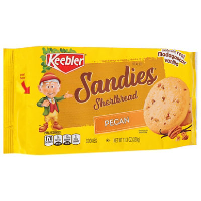 Keebler Sandies Cookies Shortbread Pecan - 11.3 Oz