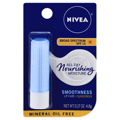 Nivea Lip Care Kiss Of Smoothness SPF 15 - .17 Oz - Image 3